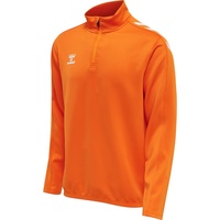 Hummel Core XK Poly 1/2-Zip Trainings-Top Herren orange tiger