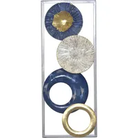 Hofmann Living And More Wanddekoobjekt "Wanddekoration", blau, B:20cm H:50cm