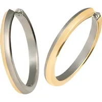 Boccia Titanium Creolen bicolor 0574-02 gold, silber