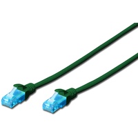 Digitus CAT 5e U/UTP RJ-45/RJ-45, 1m Grün