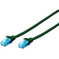 Digitus Patchkabel, Cat5e, U/UTP RJ-45/RJ-45, 1m, grün (DK-1511-010/G)