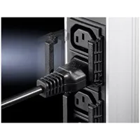 Rittal 7856013 19 Zoll Netzwerkschrank-Kabelführung Schwarz