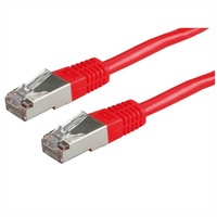 Value Patchkabel Kat.6 (Class E) S/FTP (PiMF), rot, 1
