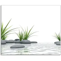 ARTland Küchenrückwand ARTLAND "3 D Steine", weiß, B:60cm H:50cm,