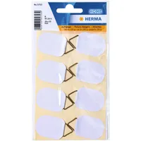 Herma 5753 Bildaufhänger zum Kleben weiß 8 Stück, 26