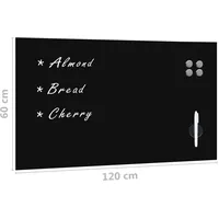 VidaXL Tafel Magnettafel Wandmontage Glas 120 x 60 cm