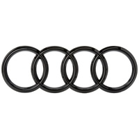 Audi 4M8071801 Zeichen Kühlergrill Ringe Black Edition Emblem Blackline