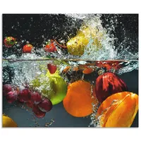 ARTland »Spritzendes Obst auf dem Wasser«, (1 tlg.), selbstklebend