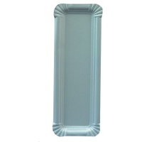Papstar Pure eckig 8 cm x 23 cm weiss,
