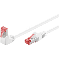 Goobay CAT 6 Patchkabel 1x 90° gewinkelt, S/FTP (PiMF),