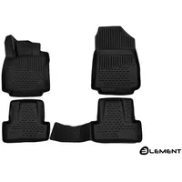 Element 3D Passgenaue Premium Antirutsch Gummimatten Fußmatten Renault Clio