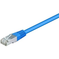 Goobay CAT 5e Patchkabel, SF/UTP, Blau