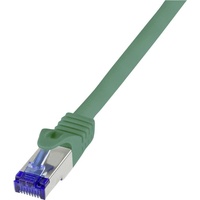 Logilink C6A065S RJ45 CAT 6a S/FTP Grün 1 St.