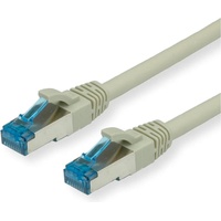 Value Patchkabel Kat.6A (Class EA) S/FTP (PiMF), LSOH, grau,