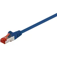 Goobay CAT 6 Patchkabel, S/FTP (PiMF), Blau,