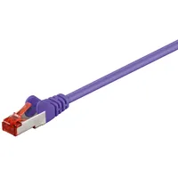 Goobay CAT 6 Patchkabel, S/FTP (PiMF), Violett