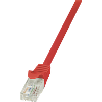 Logilink Patchkabel, Cat5e, U/UTP RJ-45/RJ-45, 0.5m, Rot (CP1024U)