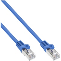 InLine Patchkabel, F/UTP, Cat5e, blau