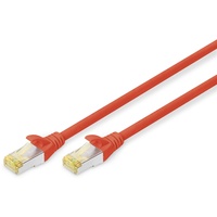 Digitus Patchkabel, Cat6a, S/FTP, RJ-45/RJ-45, 0.25m, rot (DK-1644-A-0025/R)