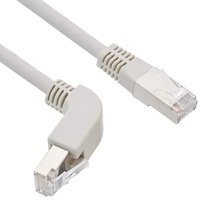 DeLock 85873 - Patchkabel RJ45 Cat.6A S/FTP unten gewinkelt/gerade