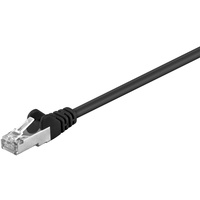 Goobay CAT 5e Patchkabel, SF/UTP, Schwarz
