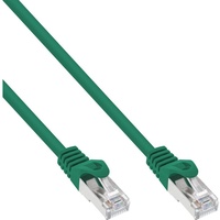 InLine Patchkabel, SF/UTP, Cat.5e, grün, 10m