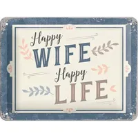 Nostalgic Art Nostalgic-Art Retro Blechschild Word Up – Happy