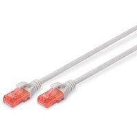 Digitus Patchkabel, Cat6, U/UTP, RJ-45/RJ-45, 1m, grau (DK-1612-010)