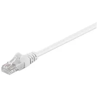 Goobay CAT 5e Patchkabel, U/UTP, weiß,