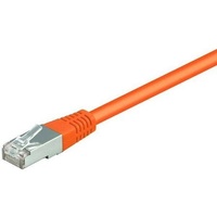 Goobay 93460 CAT 5e Patchkabel, F/UTP, Orange 2 m