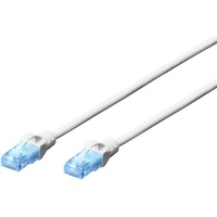 Digitus Patchkabel, Cat5e, U/UTP, RJ-45/RJ-45, 3m, weiß (DK-1512-030/WH)