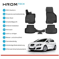 Element Passgenaue Premium Antirutsch Gummi Fußmatten - SEAT Leon,