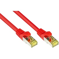 Good Connections Patchkabel mit Cat. 7 Rohkabel S/FTP rot,