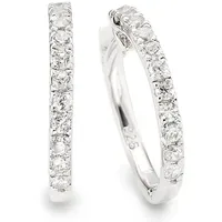 Bruno Banani Creolen Zirkonia silberfarben 54577022-0 16,3mm