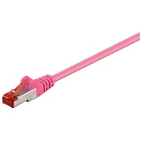 Goobay 95455 CAT 6 Patchkabel, S/FTP (PiMF), Magenta