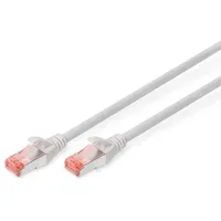 Digitus Patchkabel CAT 6 S/FTP 1.00 m Grau Halogenfrei,