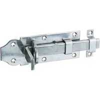 GAH Alberts Schlossriegel gerade L 120mm Edelstahl, matt