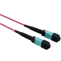 Value MPO-Trunk-Kabel 50/125μm OM4, MPO/MPO, violett, 15 m
