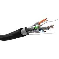 Goobay 77624 CAT 6 Outdoor Netzwerkkabel, S/FTP (PiMF), Schwarz