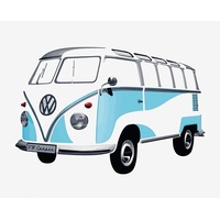 BRISA VW Collection - Volkswagen Selbstklebendes Wand-Tattoo-Aufkleber-Dekoration-Poster mit T1