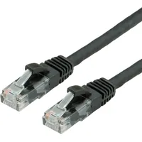 Value Patchkabel Cat.6A (Class EA) UTP, schwarz, 10 m