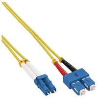 InLine LWL Duplex Kabel, LC/SC, 9/125μm, OS2, 10m