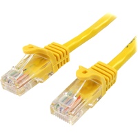 Startech Cat5e Cable 0.5m Yellow Netzwerkkabel Gelb