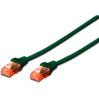 Digitus CAT 6 U/UTP 5.00 m Grün mit Rastnasenschutz