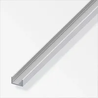Alfer U-Profil 10 x 16.5 x 1000 mm silber
