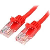 Startech StarTech.com 0,5m Red Cat5e Cable Patch RJ45 -
