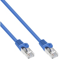 InLine Patchkabel, SF/UTP, Cat.5e, blau, 15m