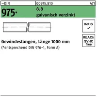 REIDL DIN 975 Gewindestange VG M4x1000 Stahl 8.8 galvanisch