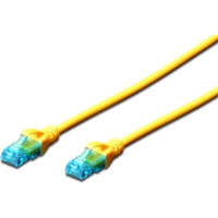 Digitus Patchkabel, Cat5e, U/UTP, RJ-45/RJ-45, 0.5m, gelb (DK-1512-005/Y)