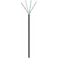 Goobay CAT 5e Outdoor Netzwerkkabel, U/UTP, Schwarz